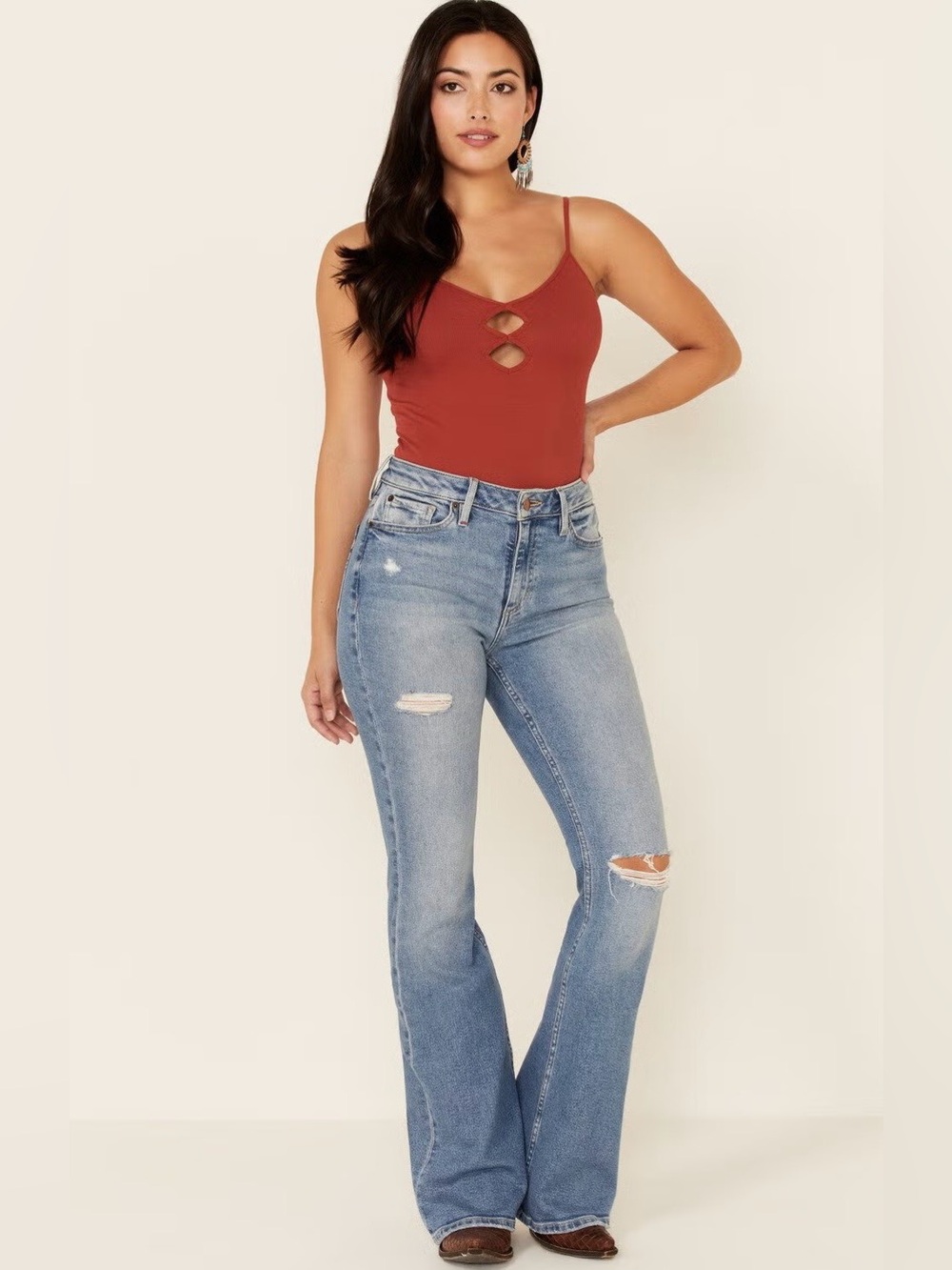 IDYLLWIND Denim Legends Flare High Rise Jeans Size 12 / 34